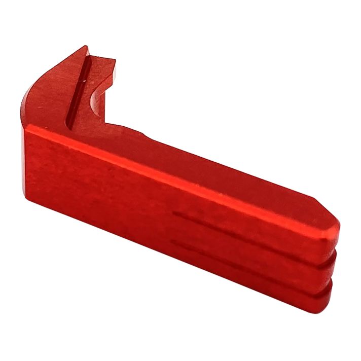 Cross Armory CRGMCRD Mag CatchExtended Compatible w/ Glock Gen1-3/P80 Red Anodized Aluminum
