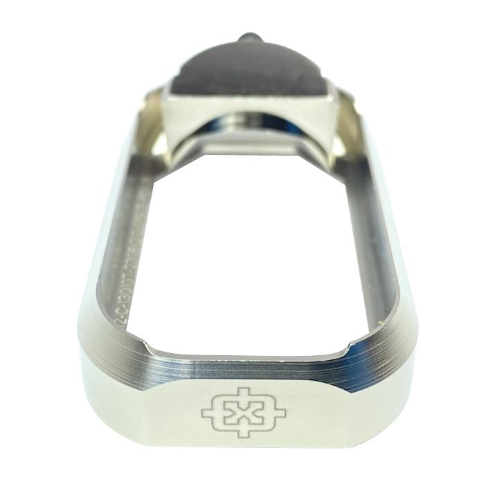 Cross Armory CRGFMWSV Flared MagwellCompatible w/Glock Gen1-3 Silver Anodized Aluminum