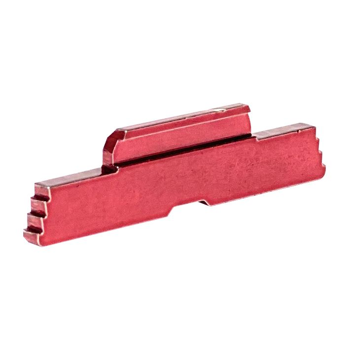 Cross Armory CRG5SLRD Slide LockExtended Compatible w/Glock Gen1-5/P80 Red Steel