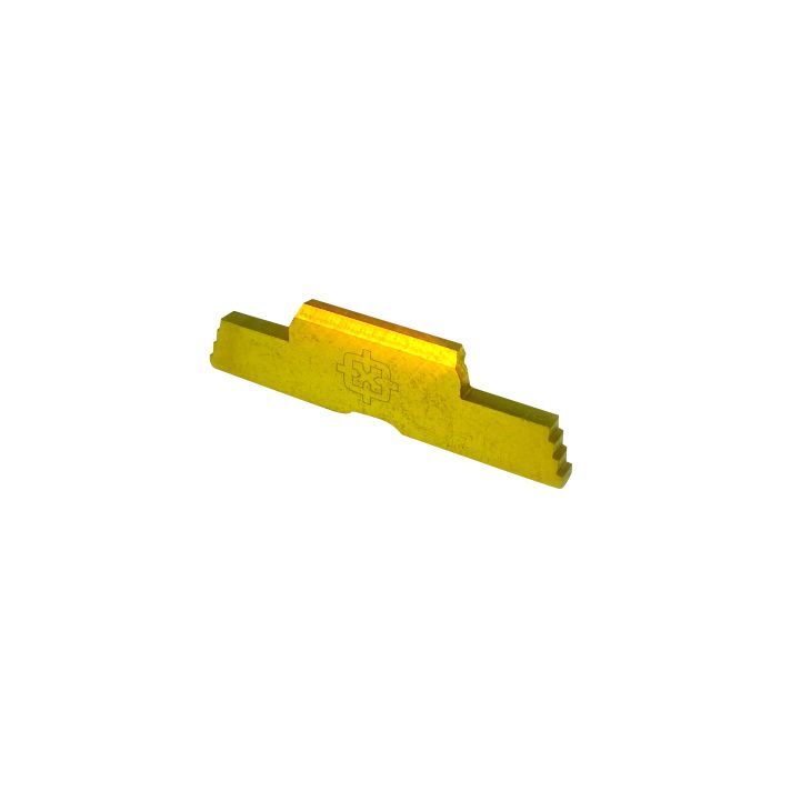 Cross Armory CRG5SLGD Slide LockExtended Compatible w/Glock Gen1-5/P80 Gold Steel
