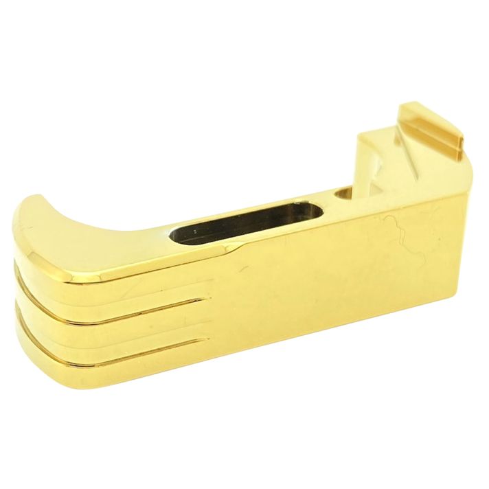 Cross Armory CRG5MCGD Mag CatchExtended Compatible w/Glock Gen4-5 Gold Anodized Aluminum