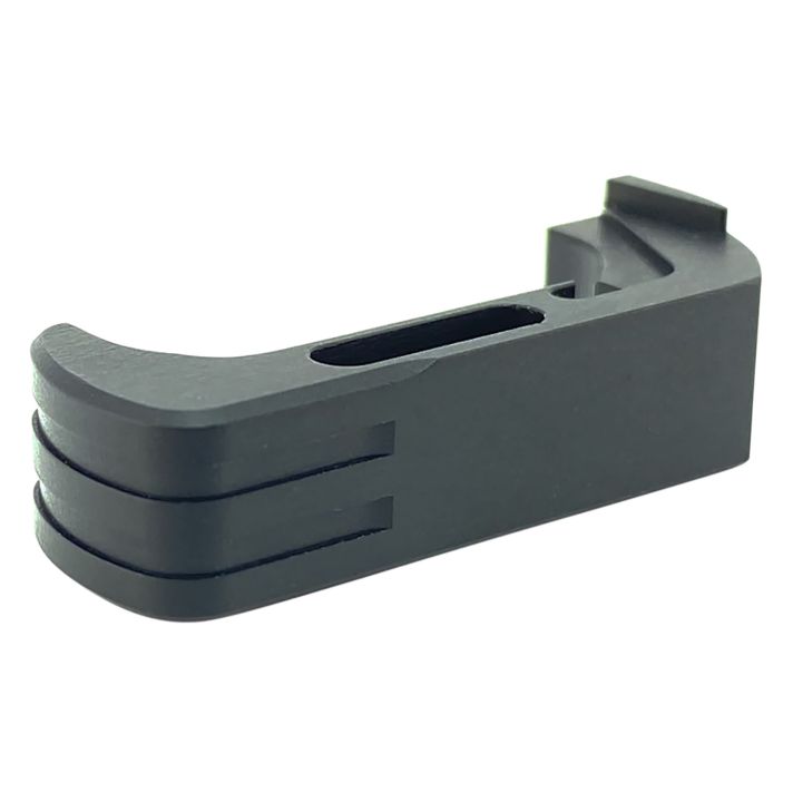 Cross Armory CRG5MCBK Mag CatchExtended Compatible w/Glock Gen4-5 Black Anodized Aluminum