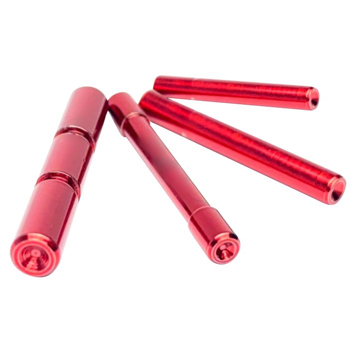 Cross Armory CRG4PSRD 4 Pin Set Dimpled Extended Compatible w/Glock Gen4 Red 4140 Steel