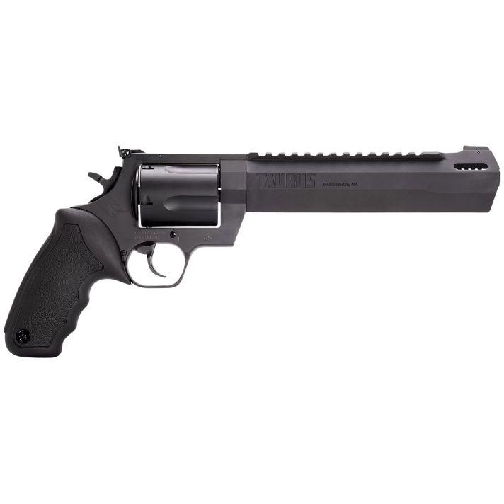 Taurus 2460081RH Raging Hunter460 S&W Mag 5rd 8.37" Matte Black Barrel Matte Black Oxide Steel Cylinder & Frame Black Rubber with Integrated Cushion Insert Grip