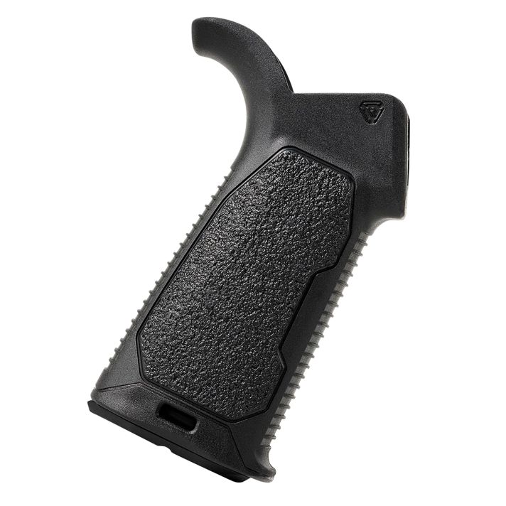 Strike AROMPG25 AR Enhanced Pistol Grip 25 Degrees AR Platform Black Rubber