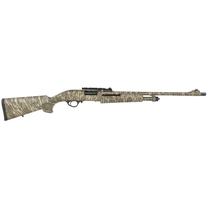 Escort HEFH2022TRBL Field Hunter Turkey Full Size 20 Gauge Pump 3" 4+1 22" Mossy Oak Bottomland Steel Barrel, Grooved Aluminum Receiver, Fixed Mossy Oak Bottomland Synthetic Stock, Right Hand