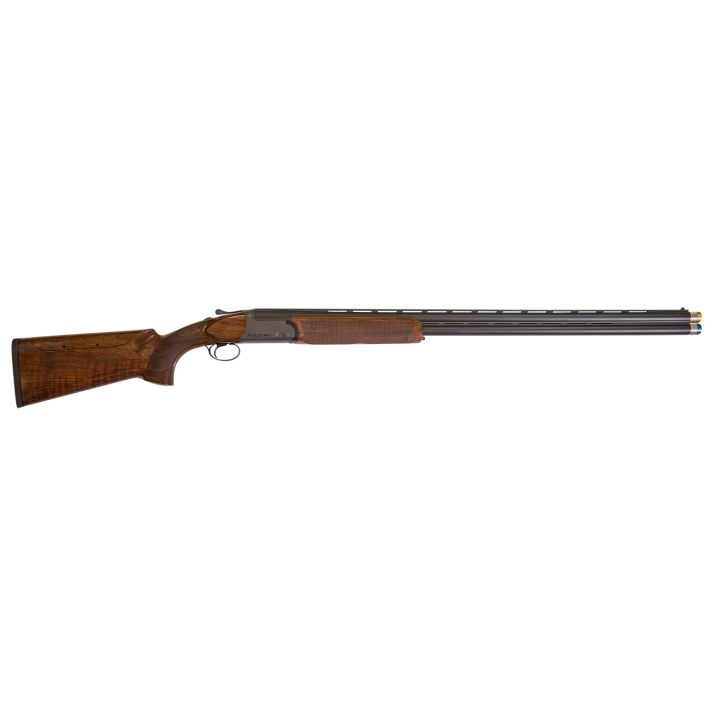 Rizzini USA 260612 BR110 Sporter 12 Gauge 2rd 3" 32" Chrome LinedVent Rib Steel Barrel & Frame, Matte Gray Cerakote, Turkish Walnut Stock, Includes 5 Nickel Coated Extended Choke Tubes & ABS Case