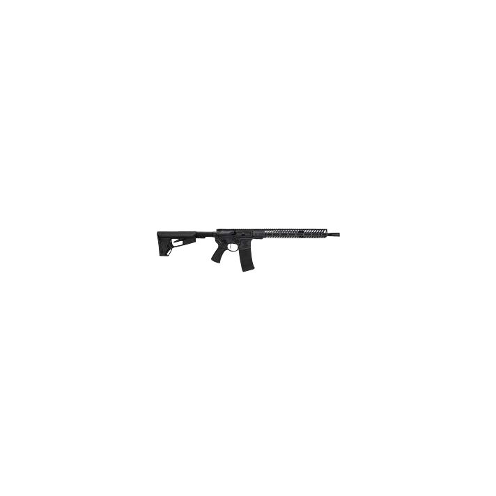 Seekins Precision 0011300073 NX15223 Wylde Caliber with 16" Barrel, 30+1 Capacity, Black Oxide Metal Finish, Black 6 Position Collapsible Carbine Stock & Polymer Grip Ambidextrous Hand
