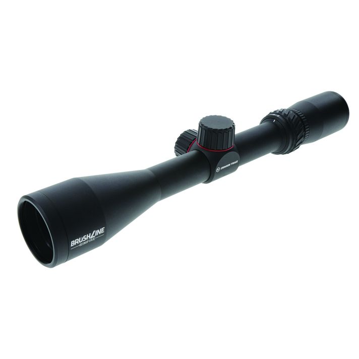 Crimson Trace 0101580 BrushlineBlack Anodized 3-9x40mm 1" Tube BDC Rimfire Reticle