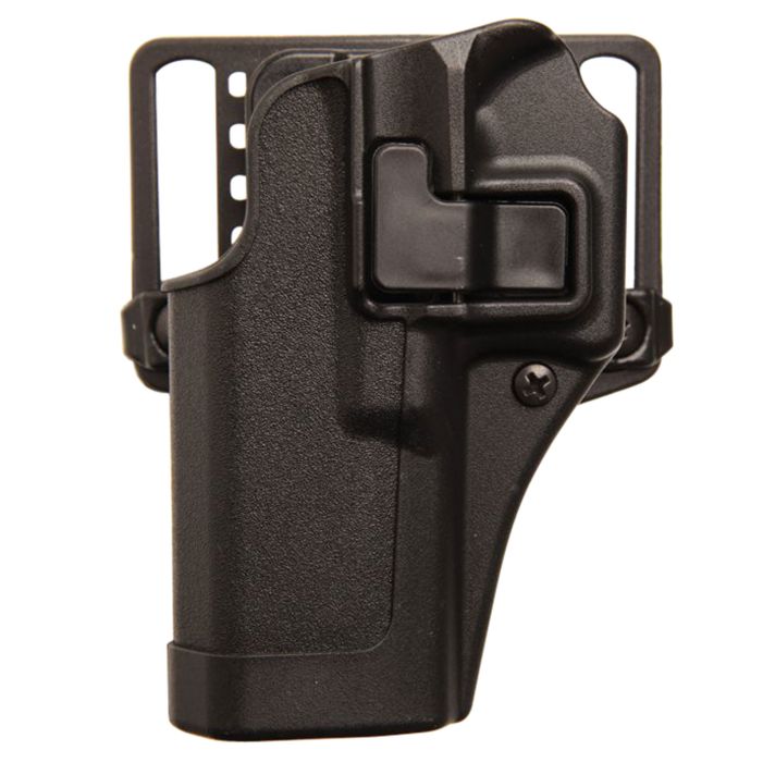 Blackhawk 410568BKL Serpa CQCOWB Size 68 Matte Black Polymer Belt Loop/Paddle Compatible w/Glock 43 Left Hand