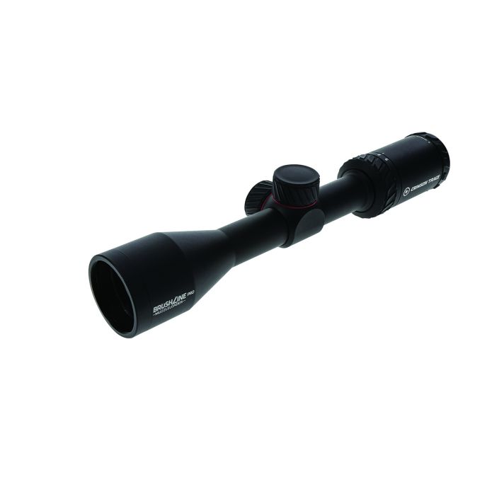 Crimson Trace 0101540 Brushline Pro Black Anodized 3-9x40mm 1" Tube BDC Muzzleloader Reticle