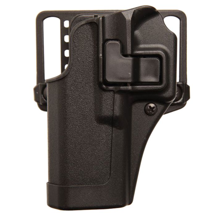 Blackhawk 410568BKR Serpa CQCOWB Size 68 Matte Black Polymer Belt Loop/Paddle Compatible w/Glock 43 Right Hand