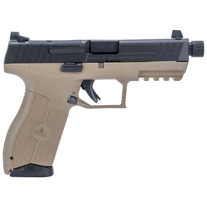 IWI US M9ORP17TFD MASADA9mm Luger 4.60" TB 17+1 Flat Dark Earth Flat Dark Earth Interchangeable Backstrap Grip