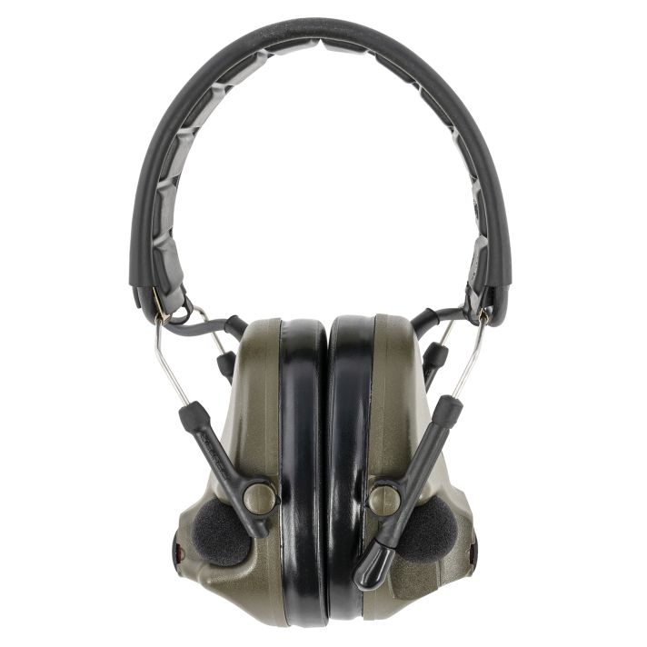 Peltor MT20H682FB09GN ComTac V Hearing Defender Headset 23 dB Over the Head OD Green/Black Adult 1 Pair