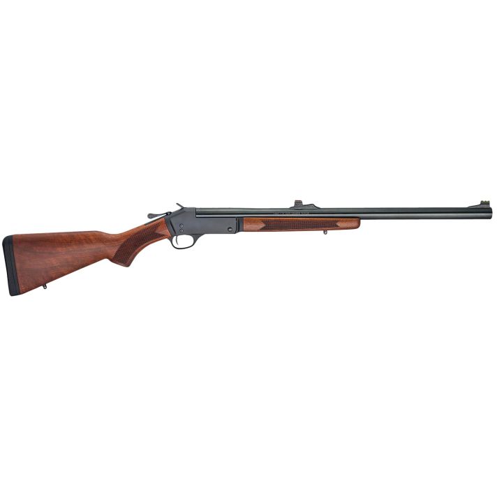 Henry H01512S Single Shot12 Gauge with 24" Rifled Slug Barrel, 3" Chamber, 1rd Capacity, Blued Metal Finish & American Walnut Stock Right Hand (Full Size)