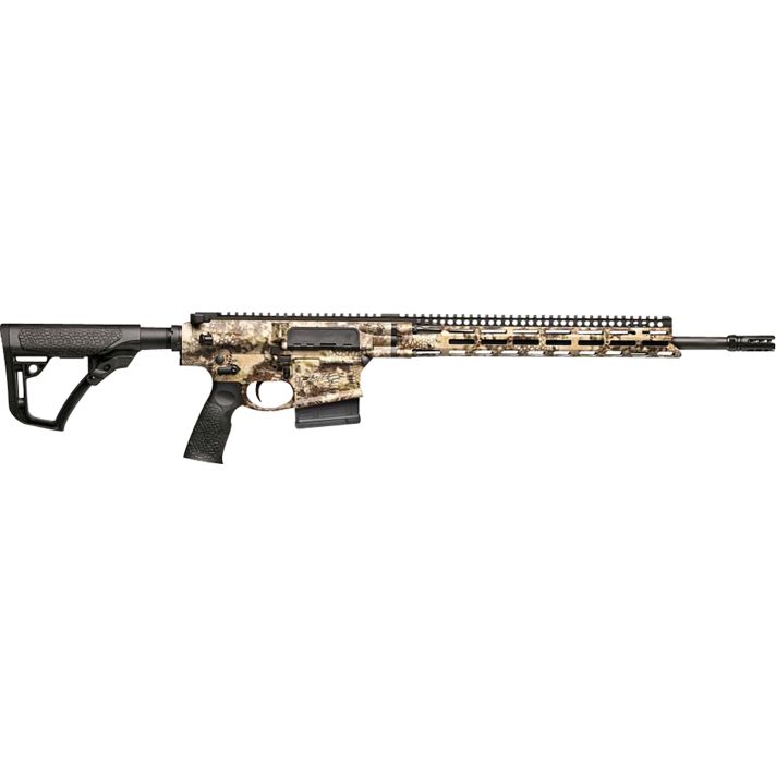 Daniel Defense 0215809282047 DD5 V4 Hunter 6.5 Creedmoor 18" 5+1 Kryptek Highlander Black 6 Position w/SoftTouch Overmolding Stock Black Polymer Grip Right Hand