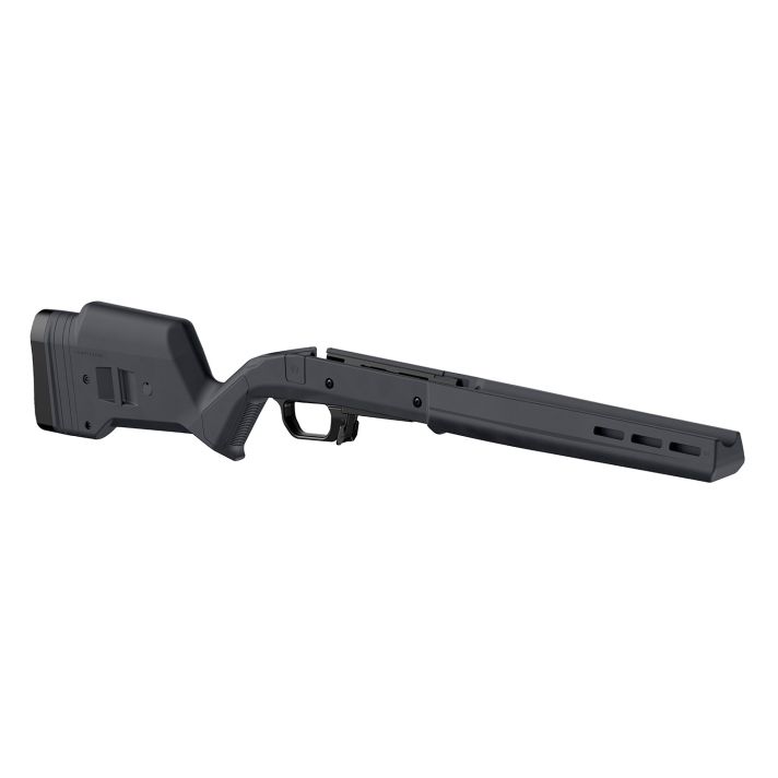 Magpul MAG1069-GRY-RT Hunter 110Stock Fixed with Aluminum Bedding & Adjustable Comb Gray Synthetic for Savage 110 Short Action Right Hand