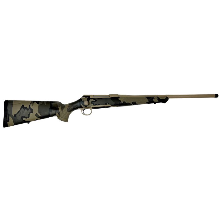 Sauer S1KVIAST65CT 1006.5 Creedmoor 5+1 22" Threaded Barrel & Steel Receiver, Tan Metal Finish, KUIU Verde Camo Ergo MAX Synthetic Stock, Adjustable Single-Stage Trigger, Three-Position Safety