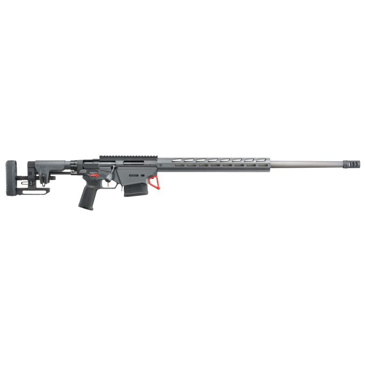 Ruger 18085 Precision6mm Creedmoor 26" 10+1 Stainless Steel Gray, Left Side Folding Ruger Precision MSR Stock, Black Magpul MOE-K2+ Grip Right Hand