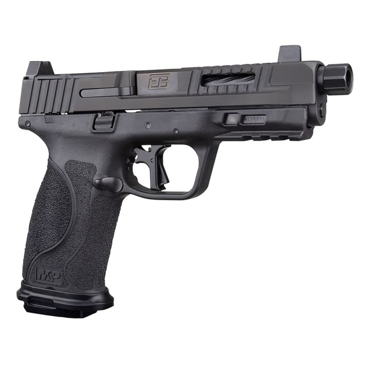 Ed Brown MPF1 Fueled M&P F1 9mm Luger 17+1 4.25" Match Grade Threaded Barrel, Polymer Frame w/Picatinny Accessory Rail, Serrated/Optic Cut Steel Slide w/Nitride Finish, Polymer Grip
