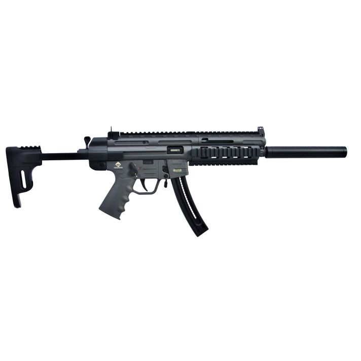 GSG GSGGERGGSG1622S GSG-16 Carbine Full Size 22 LR 22rd 16.25" Black Smoke Polymer Receiver Black Collapsible w/Storage Compartment Stock Right Hand
