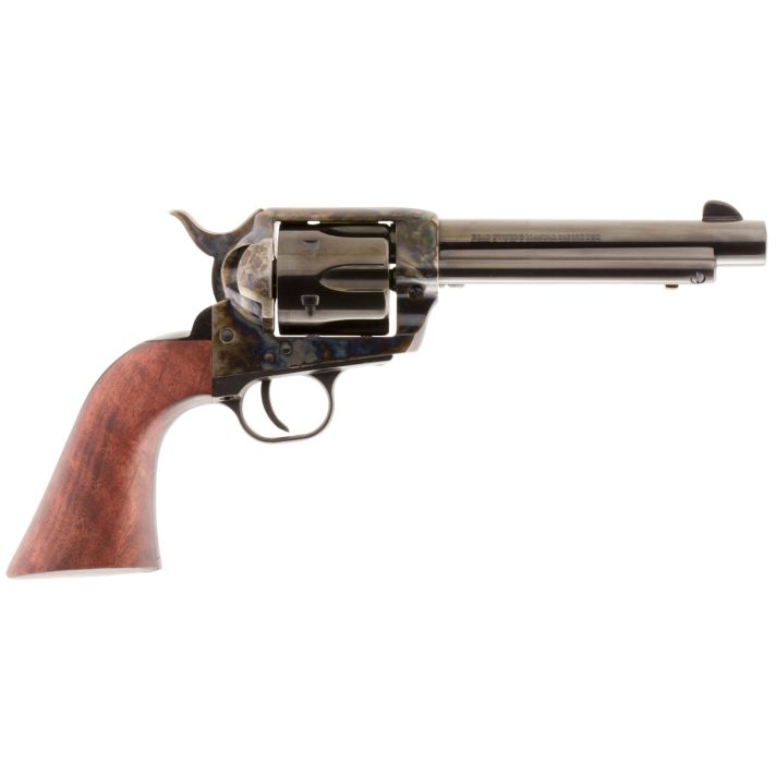 Traditions SAT73048 1873 Froniter 357 Mag 6rd 5.50" Blued Cylinder & Barrel Color Case Hardened Steel Frame Walnut Grip