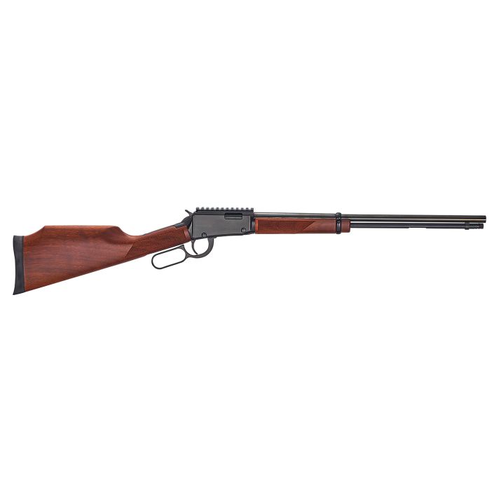 Henry H001ME Magnum ExpressFull Size 22 WMR 11+1 19.25" Barrel, Black Metal Finish & Fixed Monte Carlo American Walnut Stock Right Hand