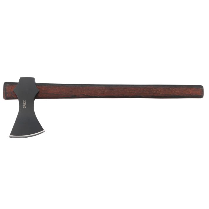 CRKT 2749 Freya3.46" Blade S55C/1055 Carbon Steel Blade Tennessee Hickory Handle 19" Long Axe w/Hammer