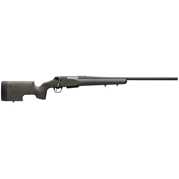 Winchester Guns 535732299 XPR SR 6.8 Western Caliber with 3+1 Capacity, 24" Threaded Barrel, Black Perma-Cote Metal Finish & Black Webbed Green Grayboe Renegade Long Range Stock Right Hand (Full Size)