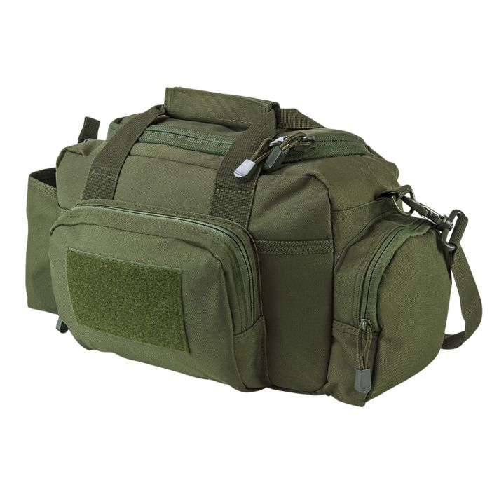 NcStar CVSRB2985G VISM Range Bag with Small Size, Side Pockets, PALs Webbing, Carry Handles, Pockets & Green Finish