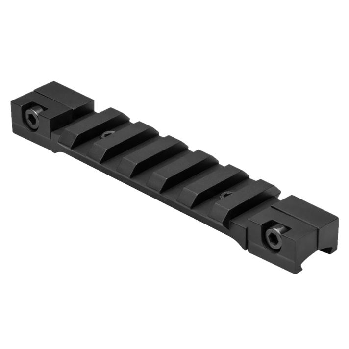 NcStar MAD38PS 3/8 Dovetail to Picatinny AdapterBlack Anodized