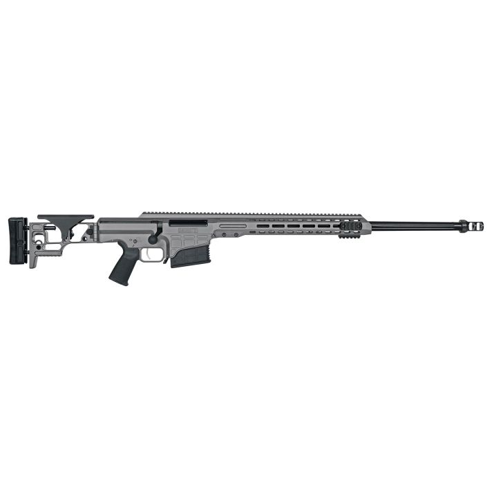 Barrett 18480 MRAD338 Lapua Mag 26" 10+1 Gray Gray Folding with Adjustable LOP Stock Black Polymer Grip Right Hand