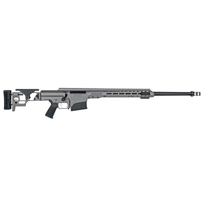 Barrett 18489 MRAD300 Win Mag 26" 10+1 Gray Gray Folding with Adjustable LOP Stock Black Polymer Grip Right Hand