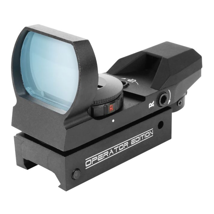 Aim Sports RT40E1 Reflex Sight Operator Edition Black Anodized 1x 24mm x 34mm Red/Green Multi Reticle