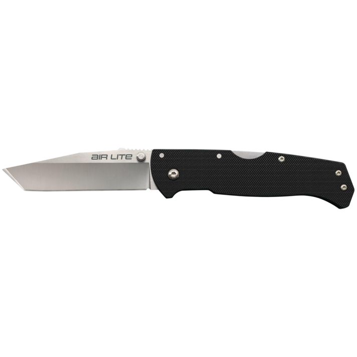 Cold Steel CS26WT Air Lite 3.50" Folding Tanto Plain AUS-10A SS Blade/Black G10 Handle Includes Pocket Clip