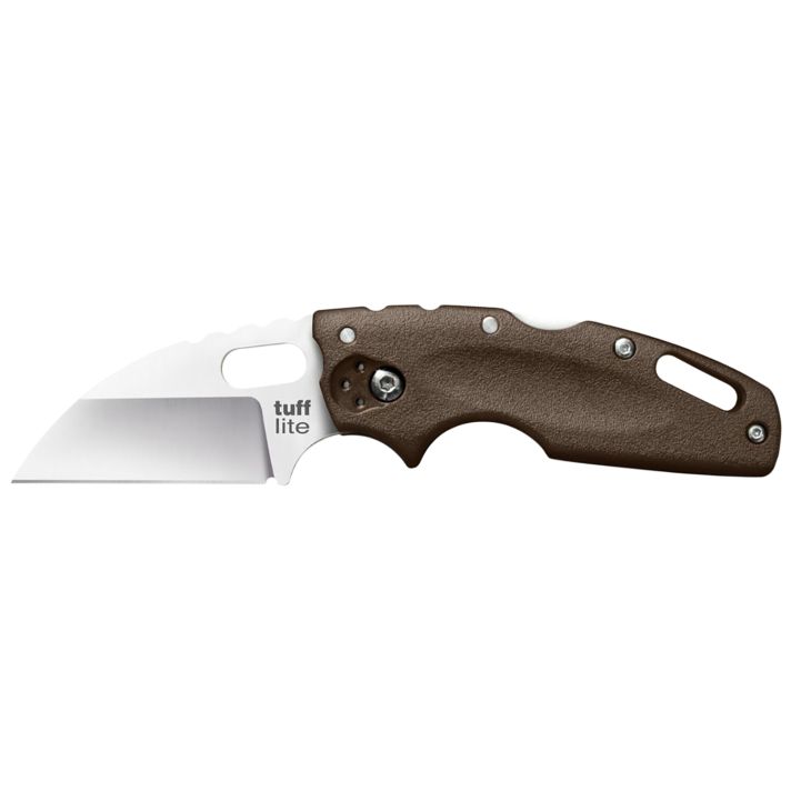 Cold Steel CS20LTF Tuff Lite2.50" Folding Sheepsfoot Plain AUS-8A SS Blade/Flat Dark Earth Griv-Ex Handle Includes Pocket Clip