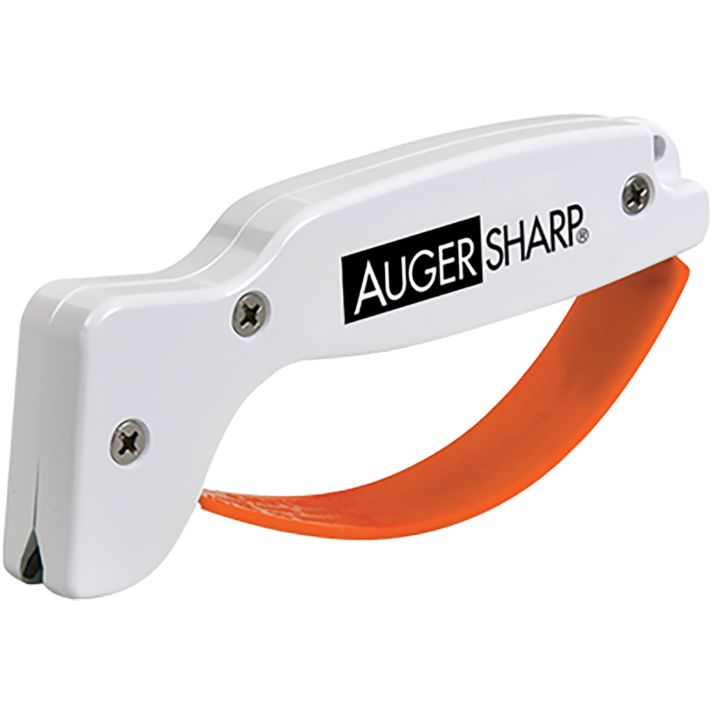 AccuSharp 007C AugerSharp Sharpener Diamond Tungsten Carbide Sharpener White/Orange