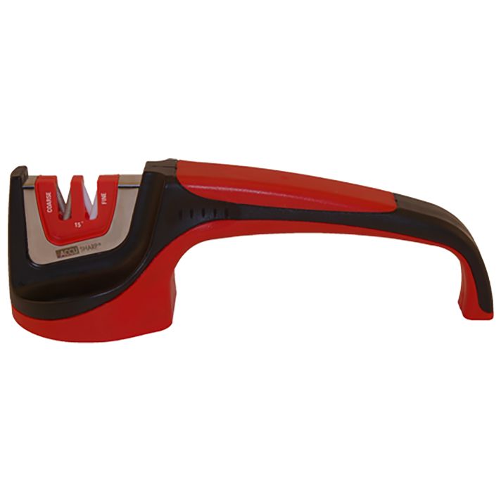 AccuSharp 052C Asian-Style Sharpener Fine Diamond, Ceramic Sharpener Red