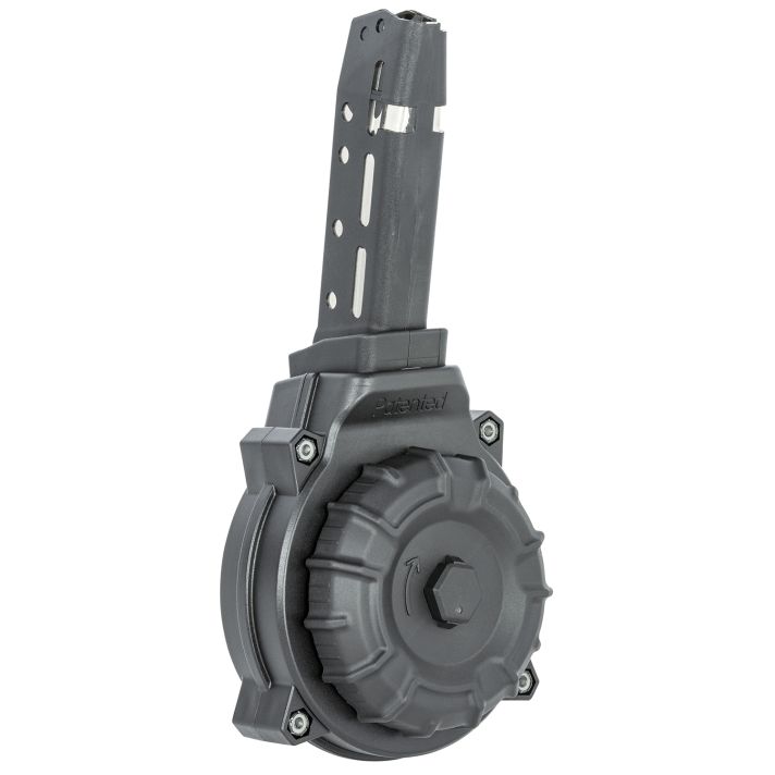 ProMag DRMA37 Standard40rd Drum 45 ACP Compatible w/ Glock 30/21 Black DuPont Zytel Polymer