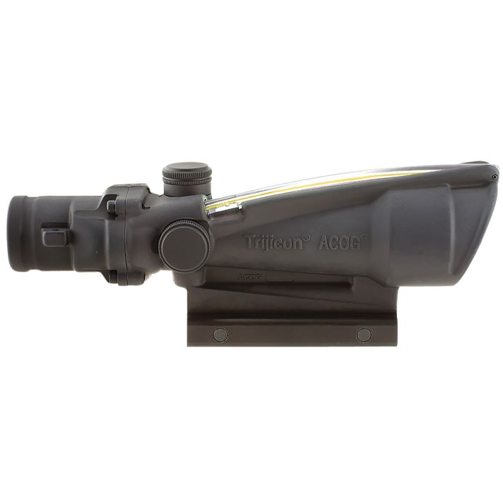 Trijicon 100146 ACOGMatte Black 3.5x35mm Illuminated Amber Chevron .223/5.56 BDC Reticle
