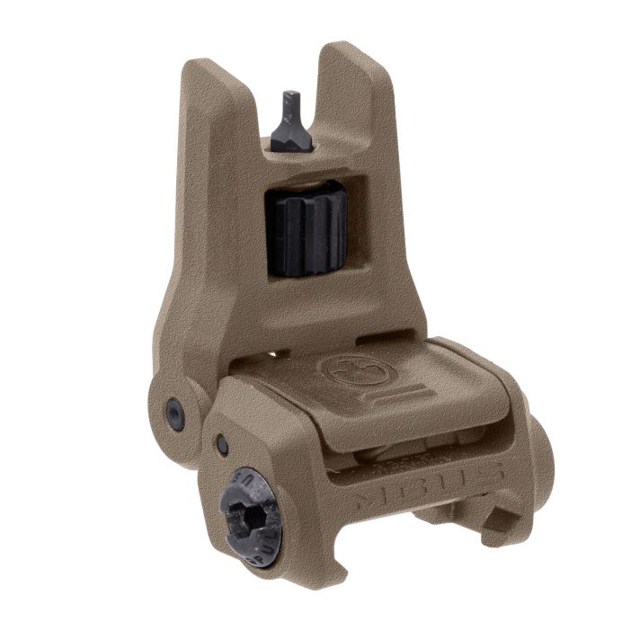 Magpul MAG1166-FDE MBUS 3 Sight FrontFlat Dark Earth Flip Up AR-10/AR-15/M4/M16/M110/SR-25