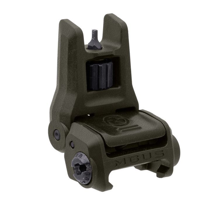 Magpul MAG1166-ODG MBUS 3 Sight FrontOlive Drab Green Flip Up AR-10/AR-15/M4/M16/M110/SR-25
