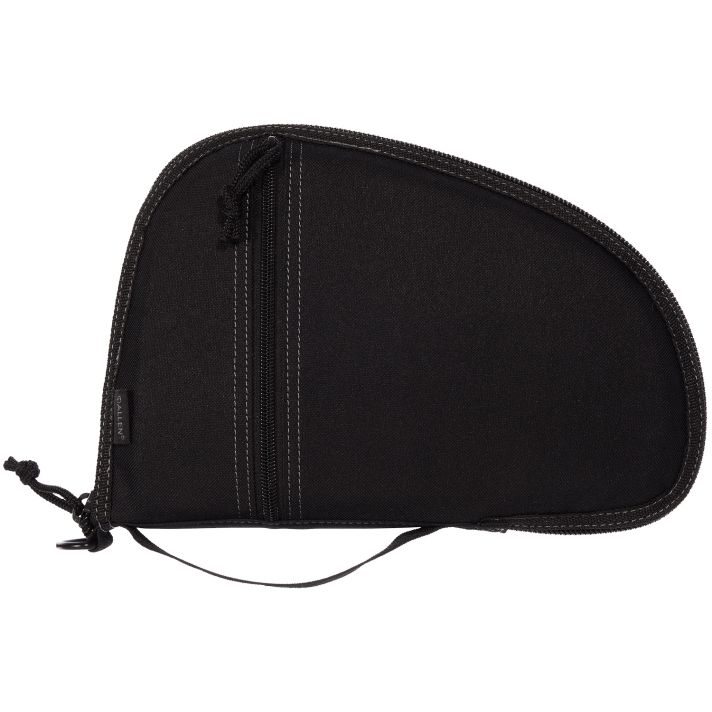 Allen 3616 Torrey Handgun Case Black Polyester, Small Accessory Pocket, Muzzle Pocket & Lockable Zipper 11.50" x 7.75" Exterior Dimensions