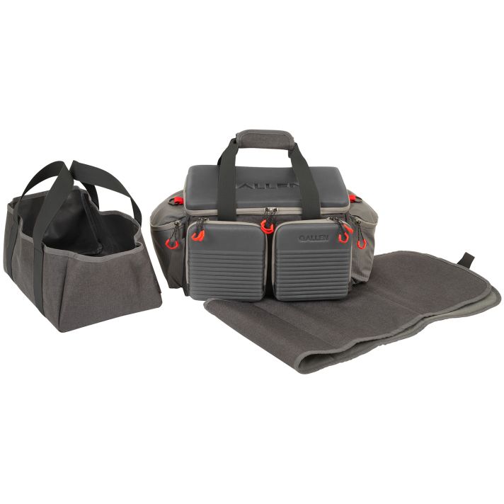 Allen 8325 Competitor Premium Gray Molded Lockable Range Bag w/Internal Tote & Fold-Up Gun Mat