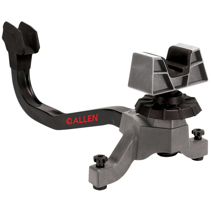 Allen 21920 AccutrakShooting Rest Black Polypropylene w/Solid Metal Spine, Elevation Adjustment Screw & Rubber Rear Support