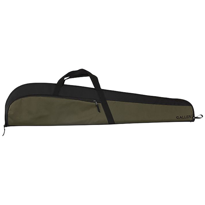 Allen 69346 Powell Rifle Case 46" Green w/Black Trim 600D Polyester, Foam Padding, Large Accessory Pocket & Lockable Zippers