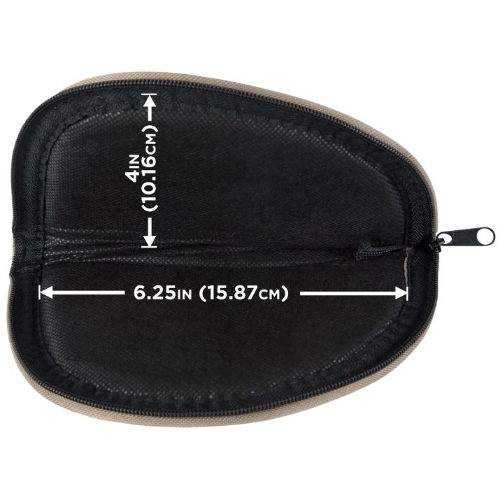 Allen 726 Pistol Case6" Long Earth Tone Holds Handgun Endura