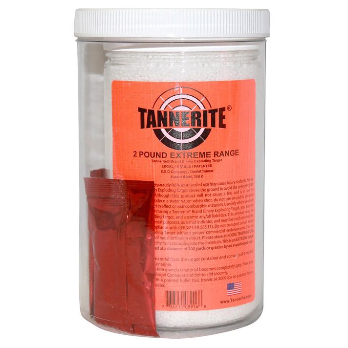Tannerite 2ET 2 Pound TargetImpact Enhancement Explosion White Vapor Rifle Firearm 2 lbs 6 Per Case