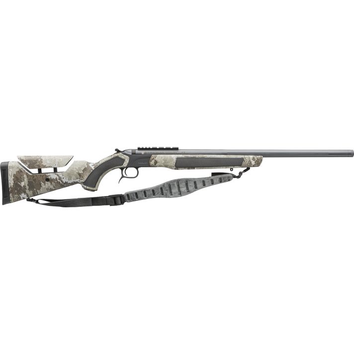 CVA PR3222NM Accura MR-X 45 Cal 209 Primer 26" Fluted TB Sniper Gray Cerakote Rec/Barrel Fixed w/Adjustable Comb Veil Alpine Stock Includes PalmSaver Ramrod & Quake CLAW Sling