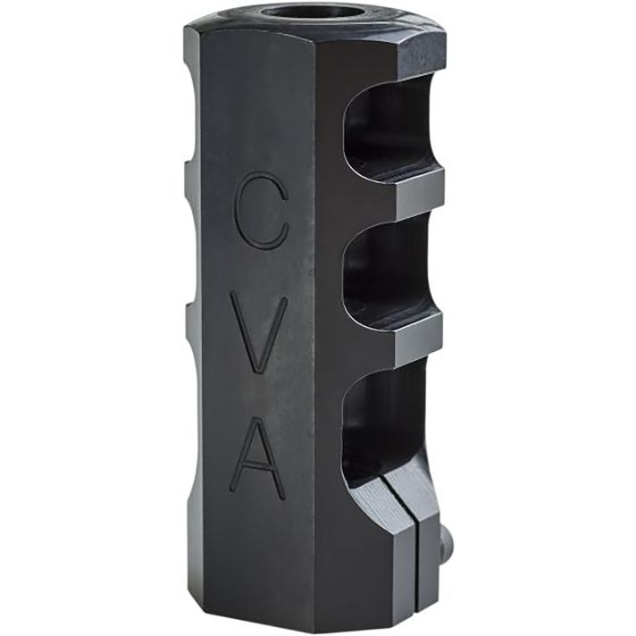 CVA AC1726 Muzzle BrakeBlack Nitride with 3/4"-24 tpi Threads for 50 Cal CVA Paramount, Accura LR-X, Accura MR-X